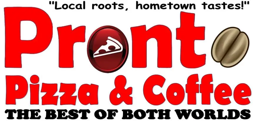 Pronto Pizza & Coffee restaurant logo in Mansfield Ohio Madison Township
