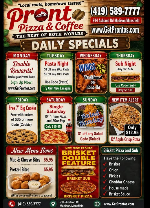 Pronto Pizza & Coffee