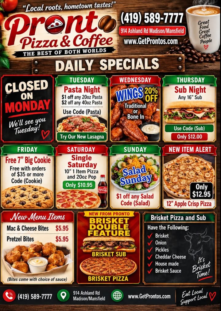 Pronto Pizza & Coffee