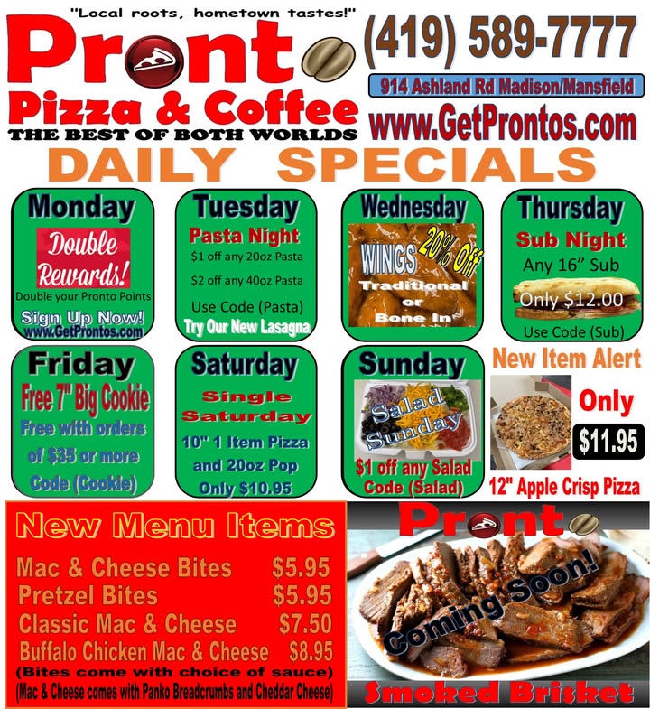 Pronto Pizza & Coffee